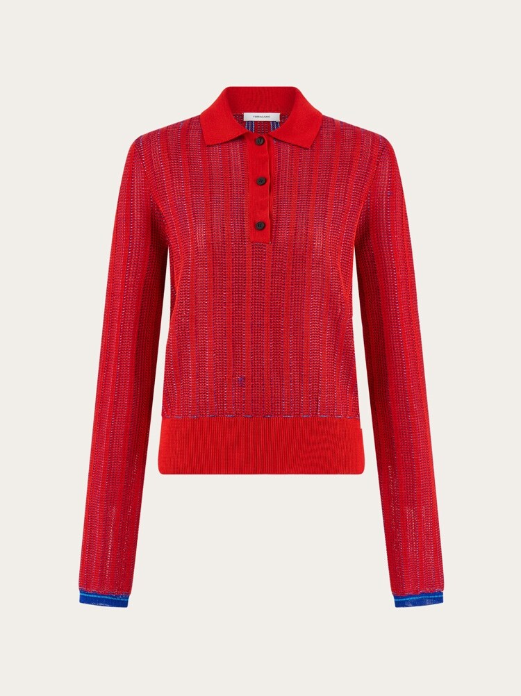 Long sleeved polo shirt - Ready to Wear - Women - Salvatore  