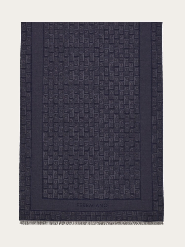 Étole jacquard Gancini Monogram Gallery image 1