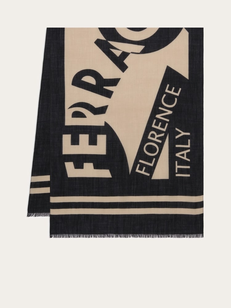 Maxi-logo stole Gallery image 1