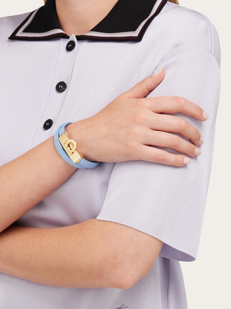 Gancini double twist bracelet (16cm) Gallery image 4