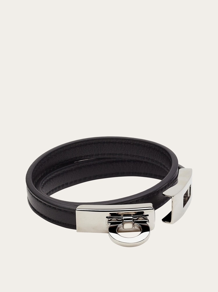 Double-loop Gancini bracelet - Size 19 Gallery image 3