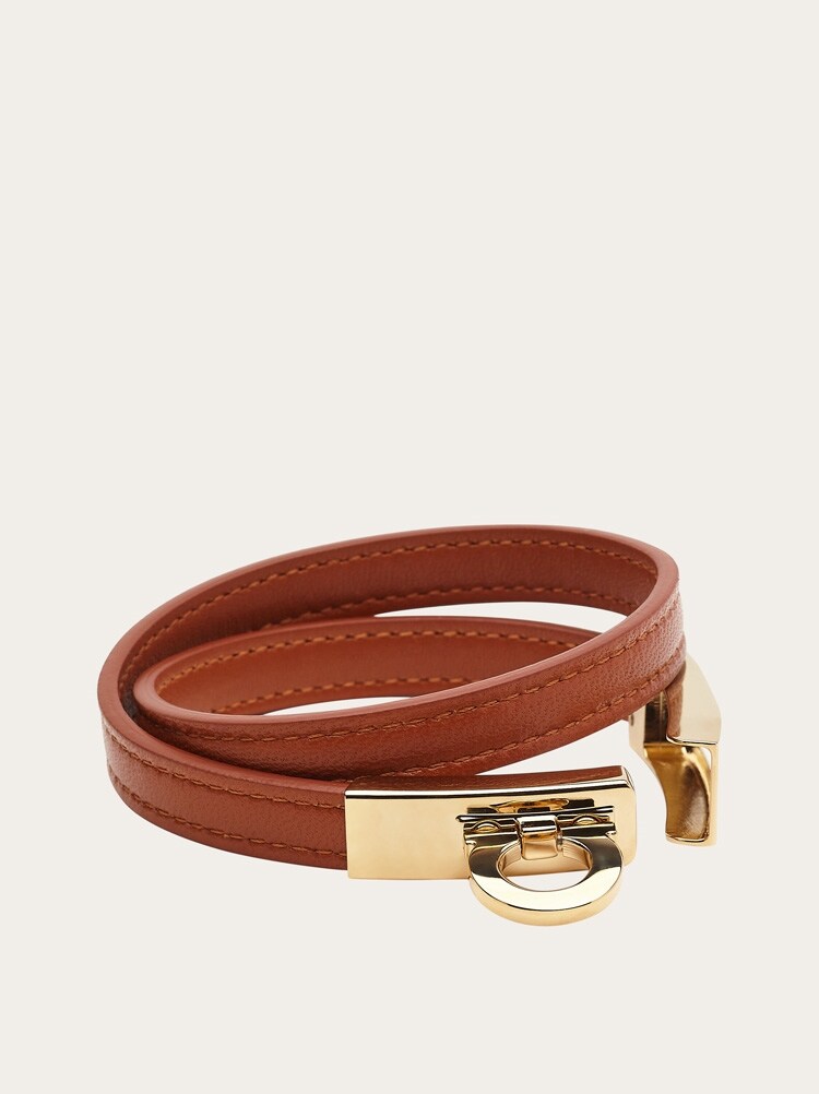 Double-loop Gancini bracelet - Size 19 Gallery image 3