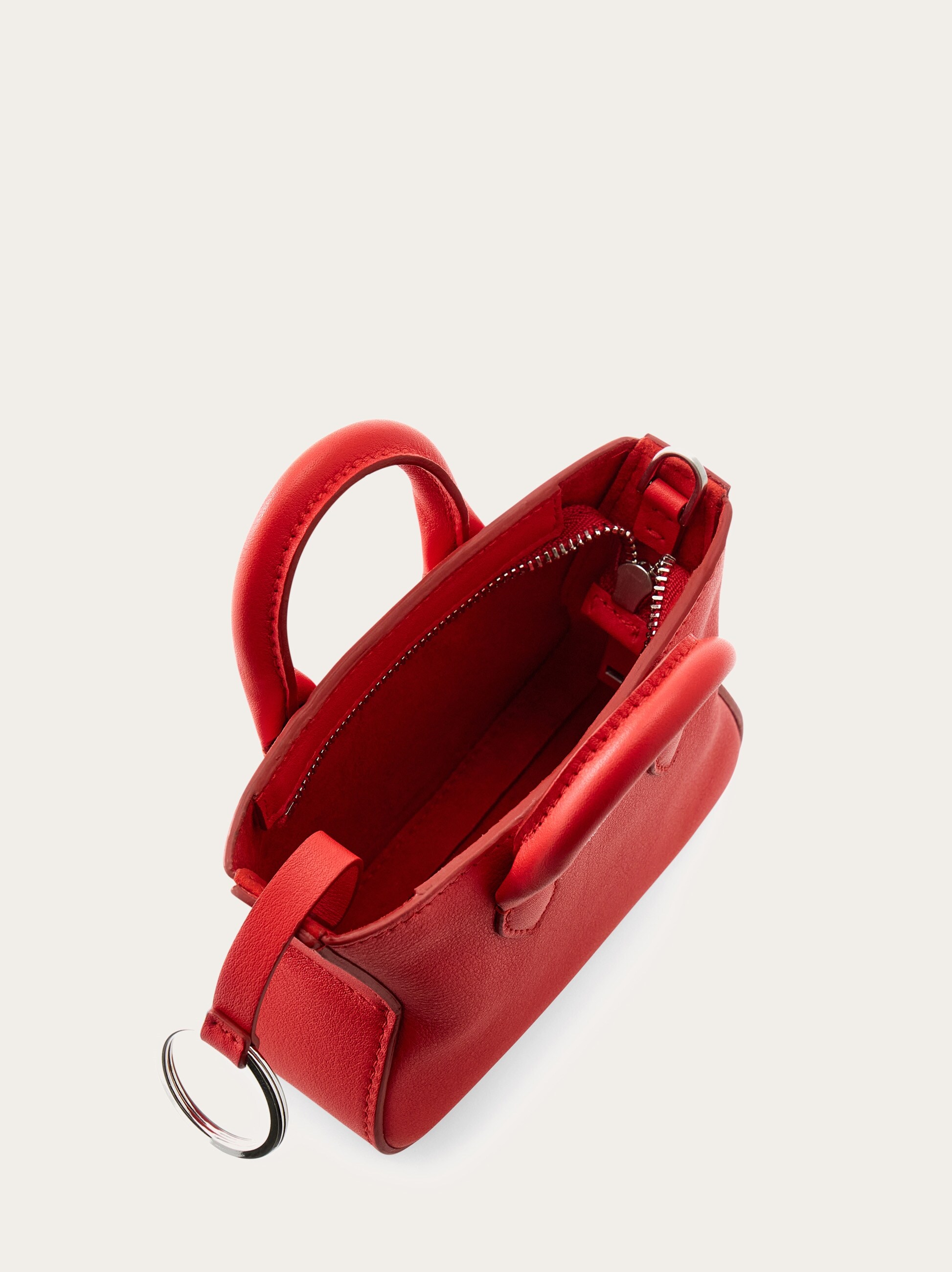 Tote mini charm - Leather Accessories - Men - Salvatore Ferragamo US