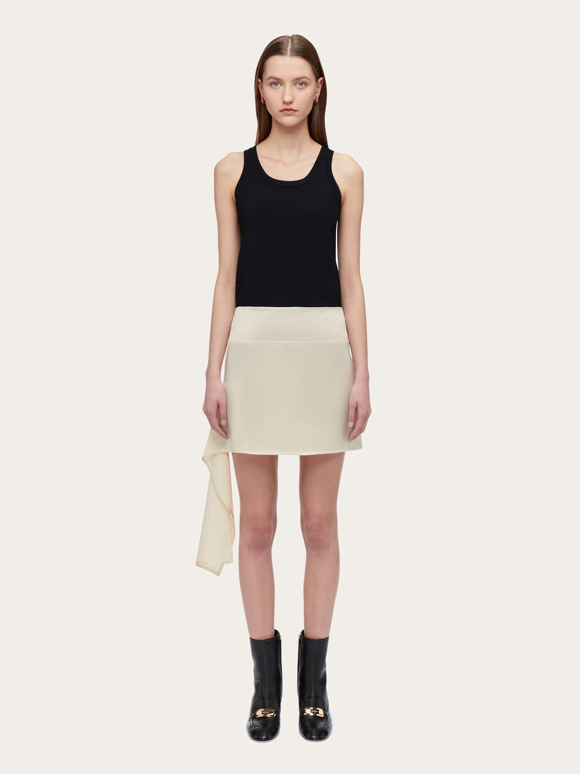 Asymmetric mini skirt - Ready to Wear - Women - Salvatore Ferragamo US