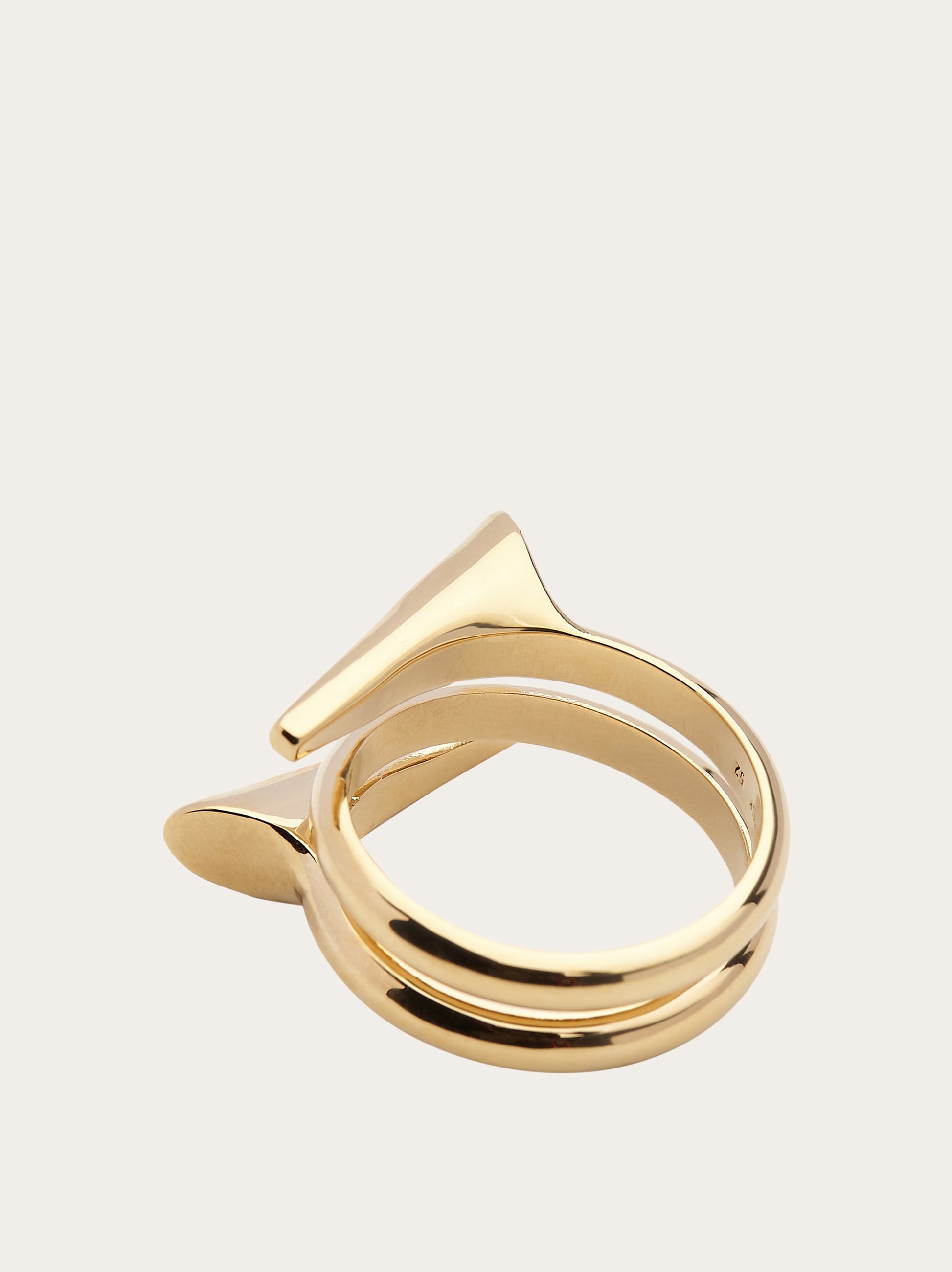 Gancini point ring - size 54 - Jewelry and Watches - Women 