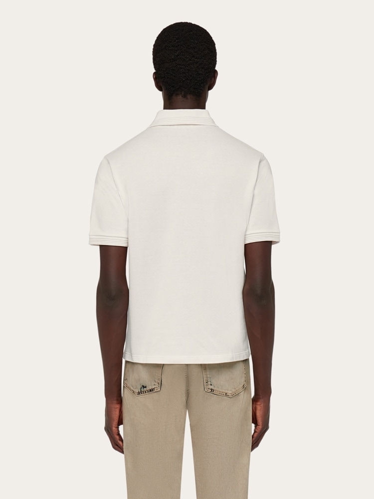 Organic cotton polo shirt Gallery image 3