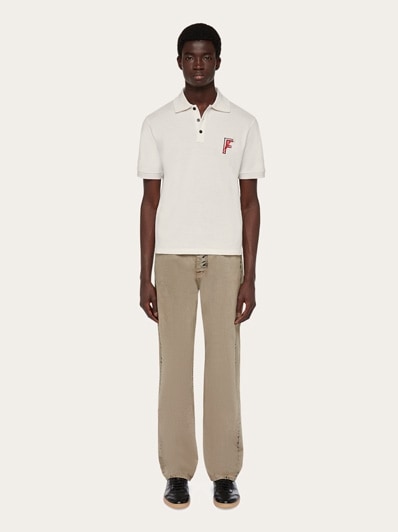 Organic cotton polo shirt - Men | Ferragamo