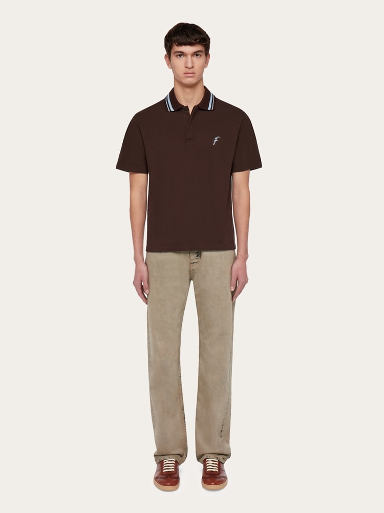 Polo de algodón orgánico Gallery image 5
