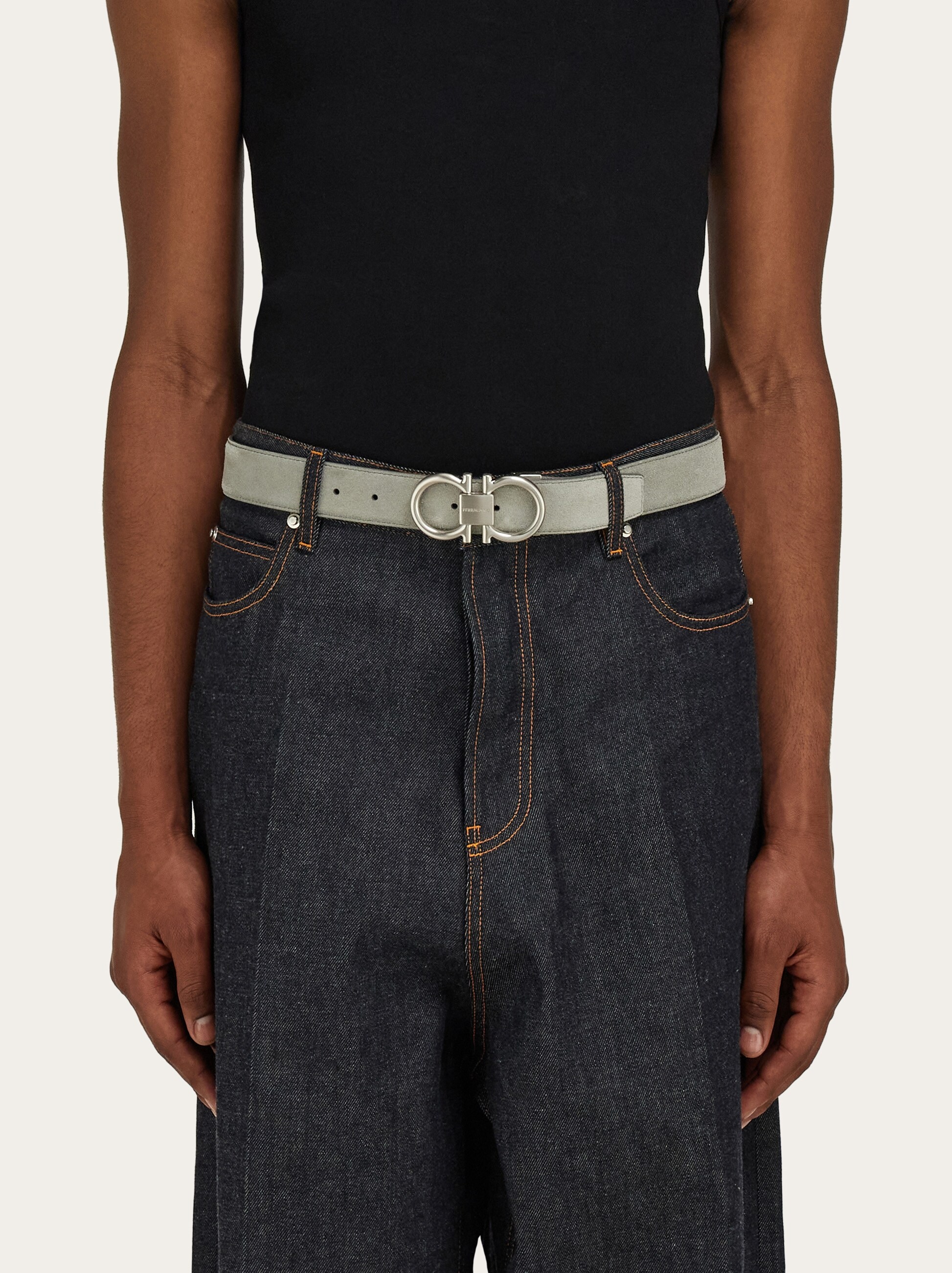 Adjustable Gancini belt - Men | Ferragamo