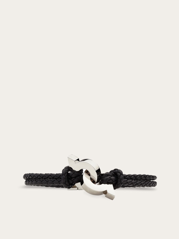 Armband mit ineinander gehakten Gancini-Elementen – Größe 17 Gallery image 1