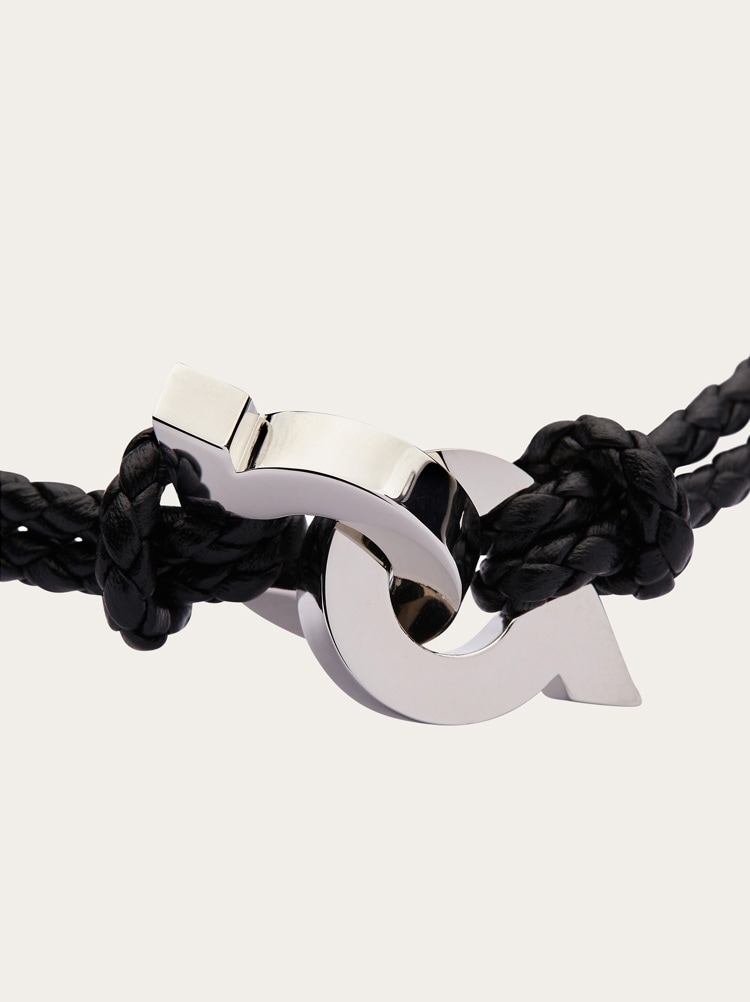 Armband mit ineinander gehakten Gancini-Elementen – Größe 17 Gallery image 2