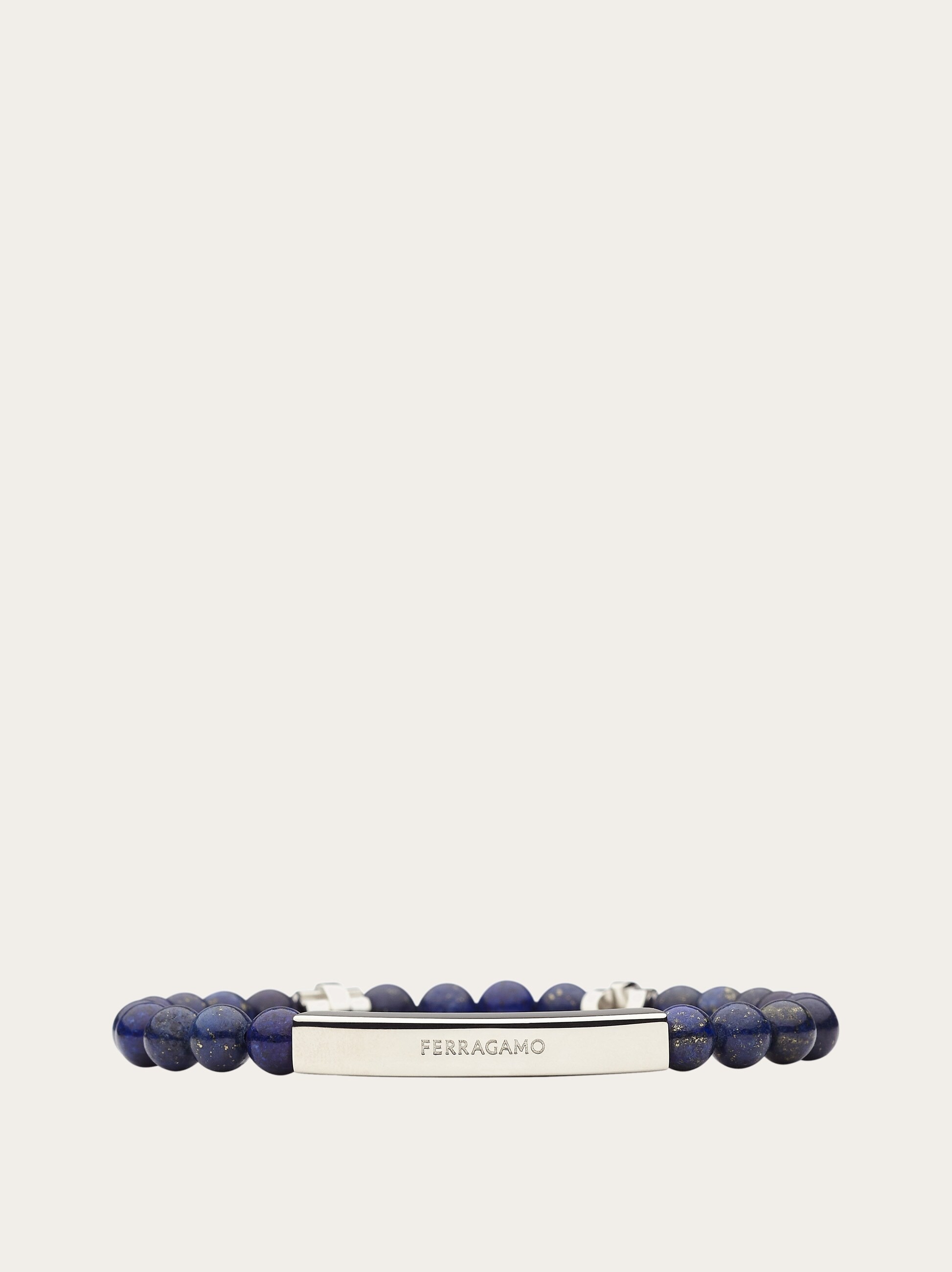Bracelet with semi-precious stones - Size 19 - Men | Ferragamo