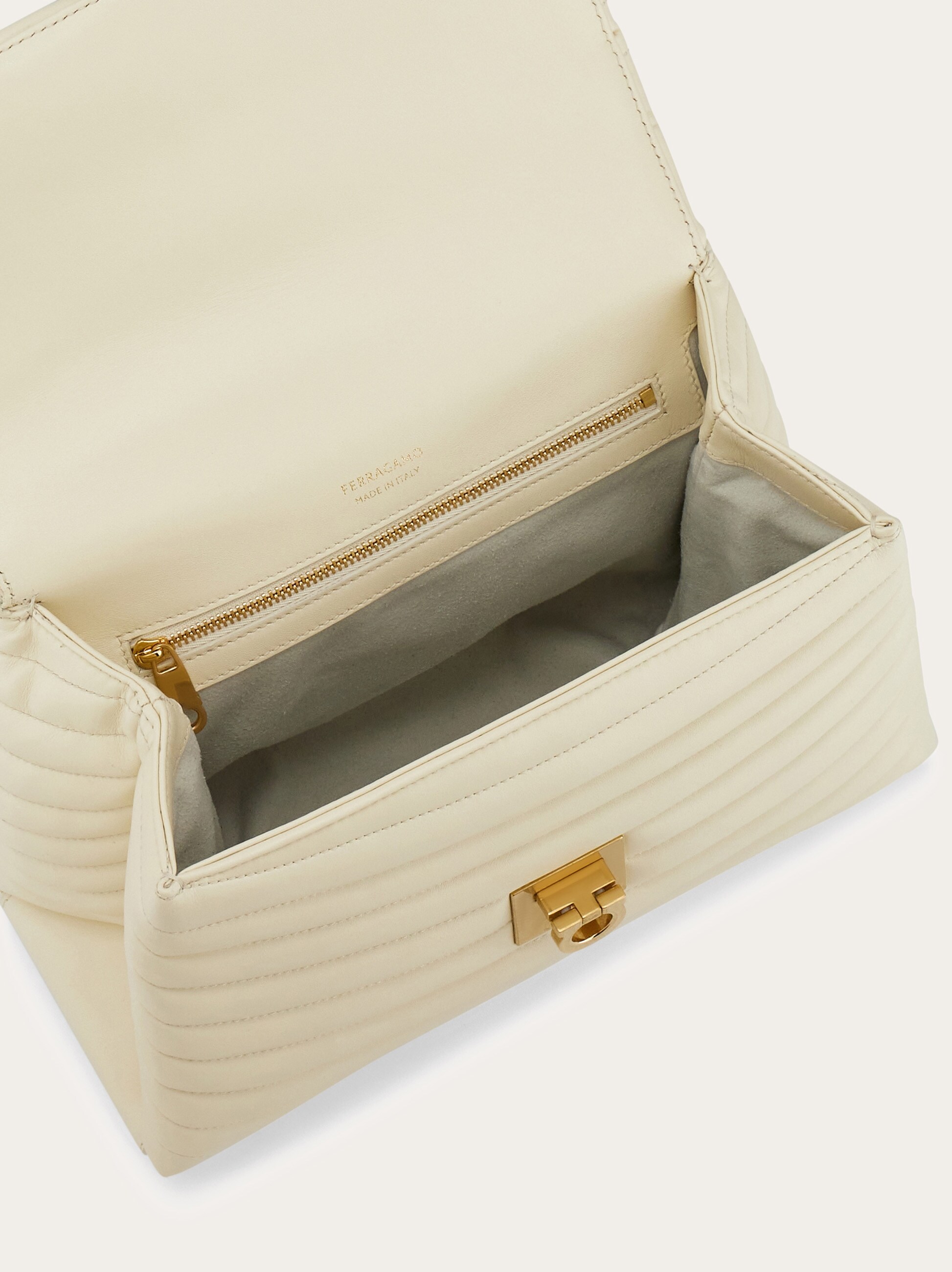 Quilted handbag (M) - Handbags - Women - Salvatore Ferragamo EU 