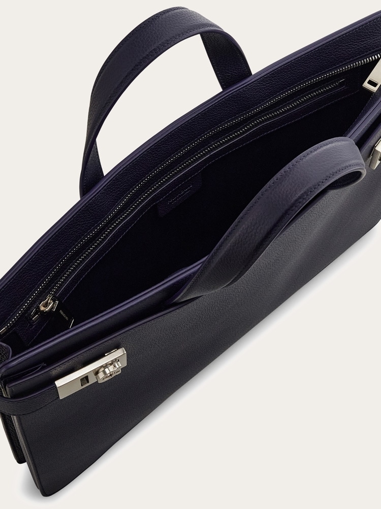 Briefcase with Gancini buckles (S) Gallery image 5