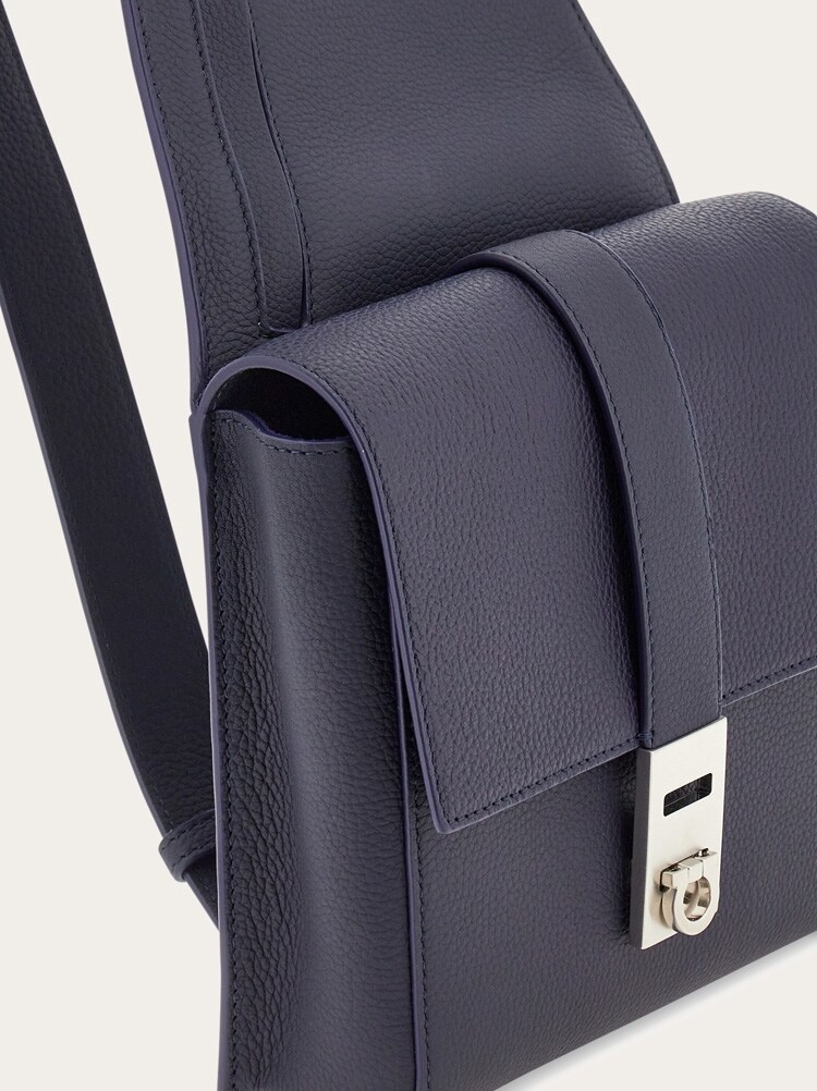 Asymmetric shoulder bag - Bags - Men - Salvatore Ferragamo US