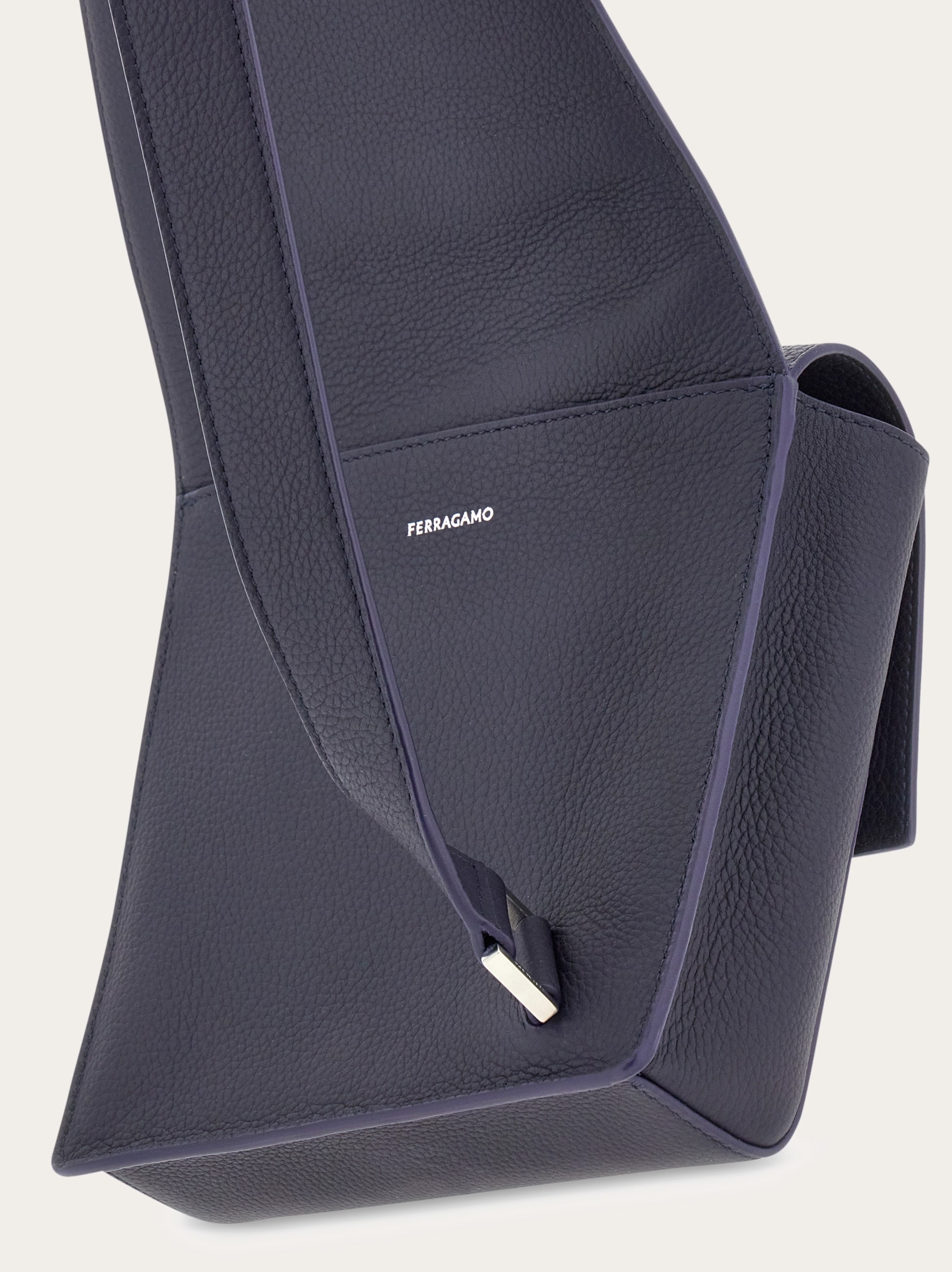 Asymmetric shoulder bag - Bags - Men - Salvatore Ferragamo US