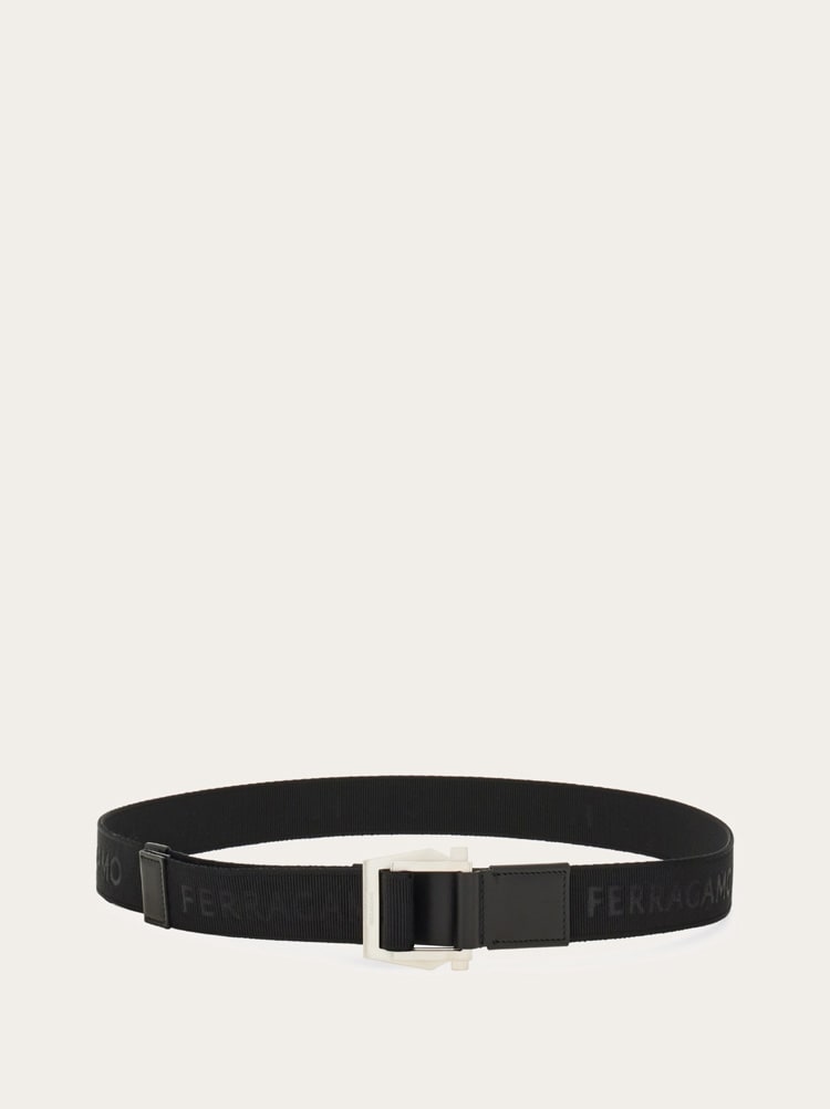 〈zizi〉 Salvatore Ferragamo 黒レザー ベルト FERRAGAMO Salvatore Ferragamo サルヴァトーレ フェラガモ