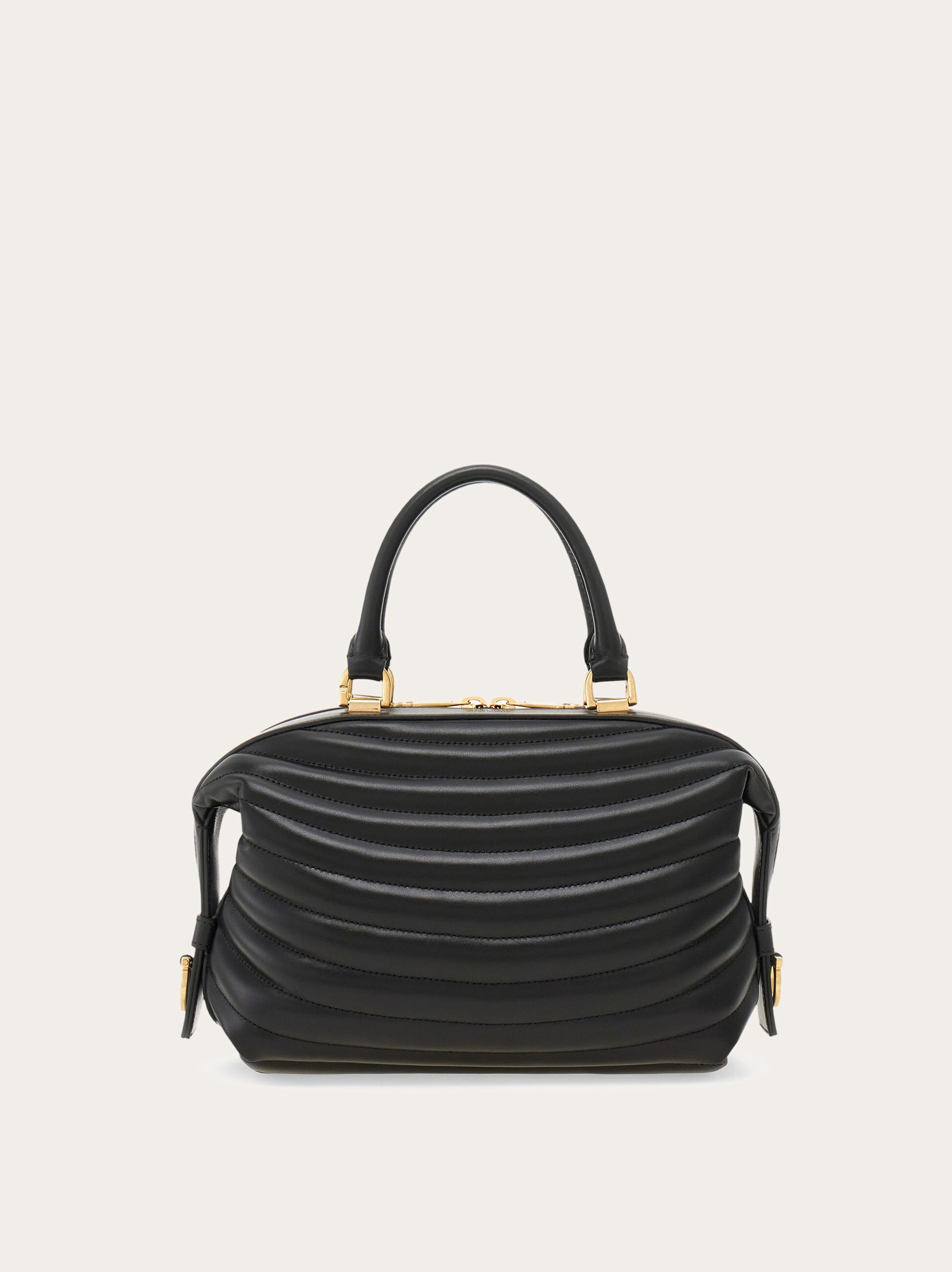 Quilted bowling bag (S) - Handbags - Women - Salvatore Ferragamo US