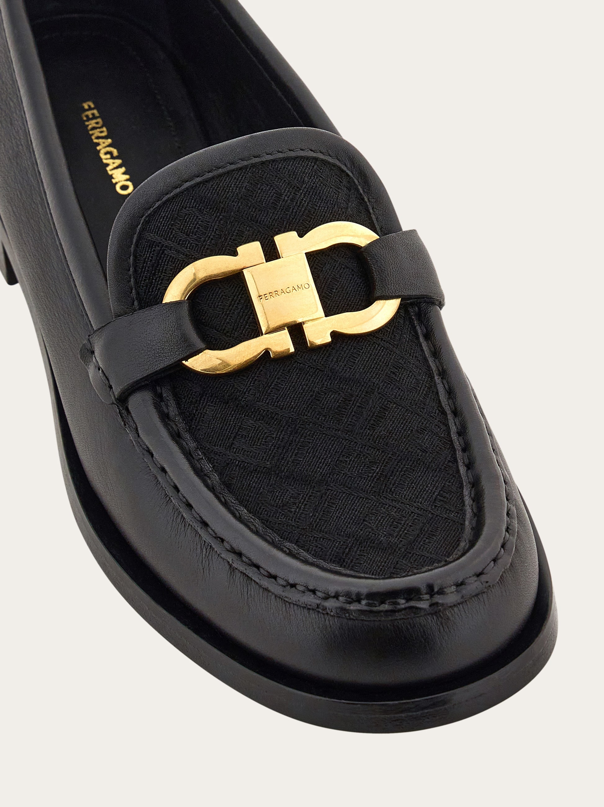 Moccasin with Gancini ornament - Shoes - Women - Salvatore  