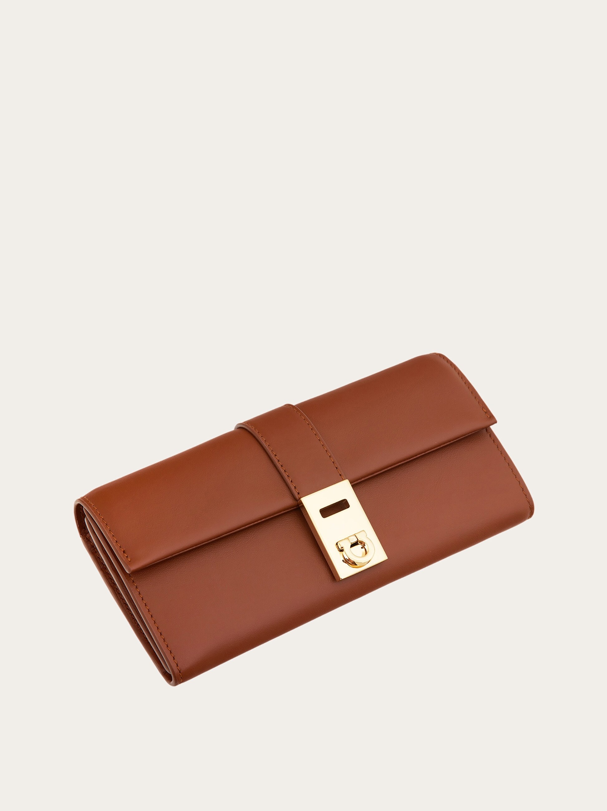 Hug wallet with strap - Leather Accessories - Women - Salvatore 