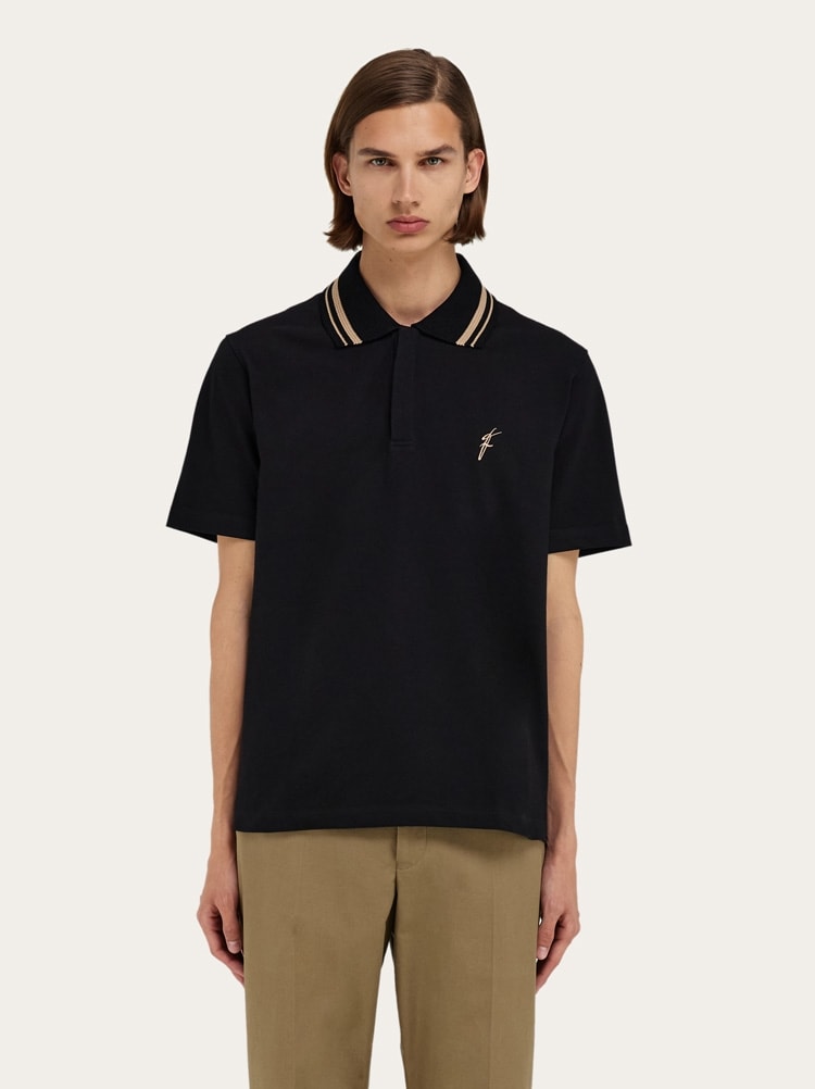 Organic cotton polo shirt Gallery image 2