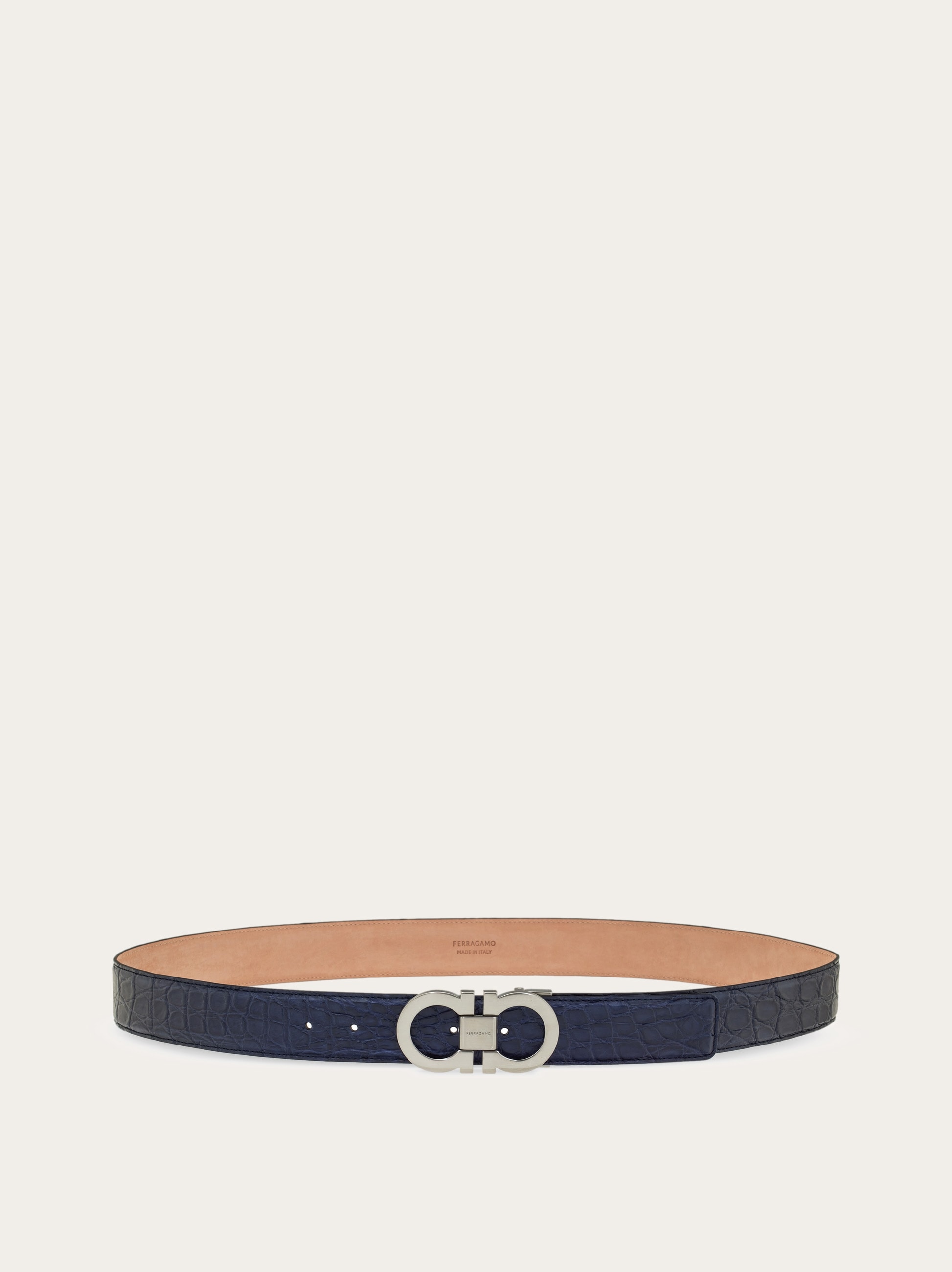 Adjustable Gancini belt - Men | Ferragamo