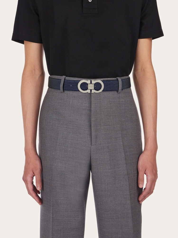 Adjustable Gancini belt Gallery image 4