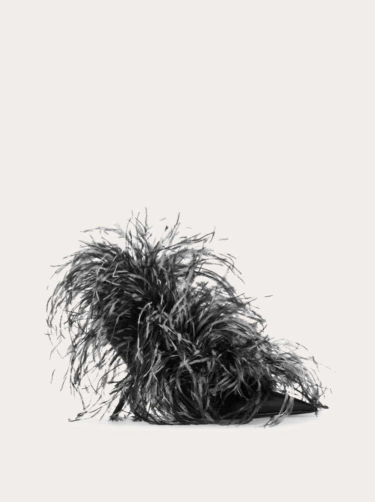 Pump with feathers Gallery image 1