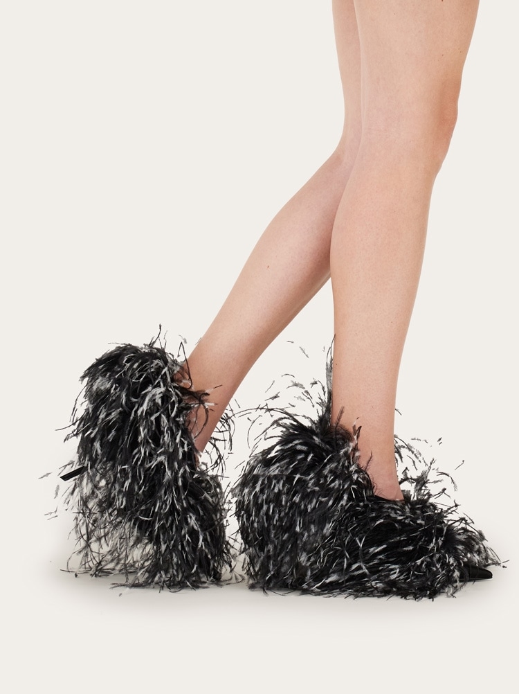 Pump with feathers Gallery image 7