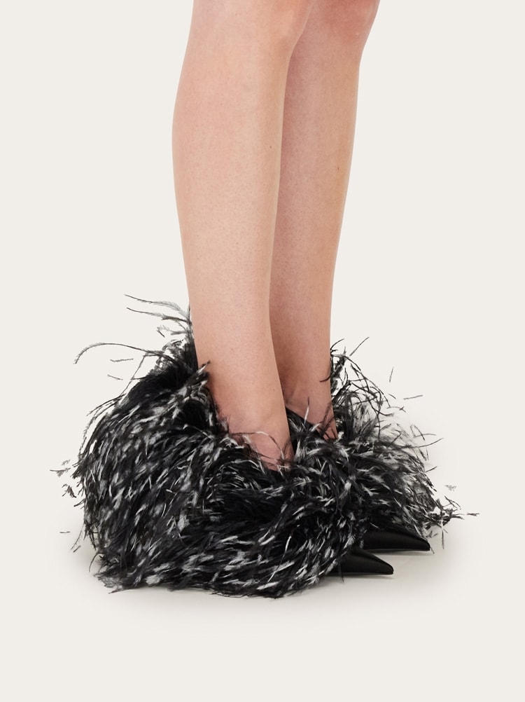 Pump with feathers Gallery image 2