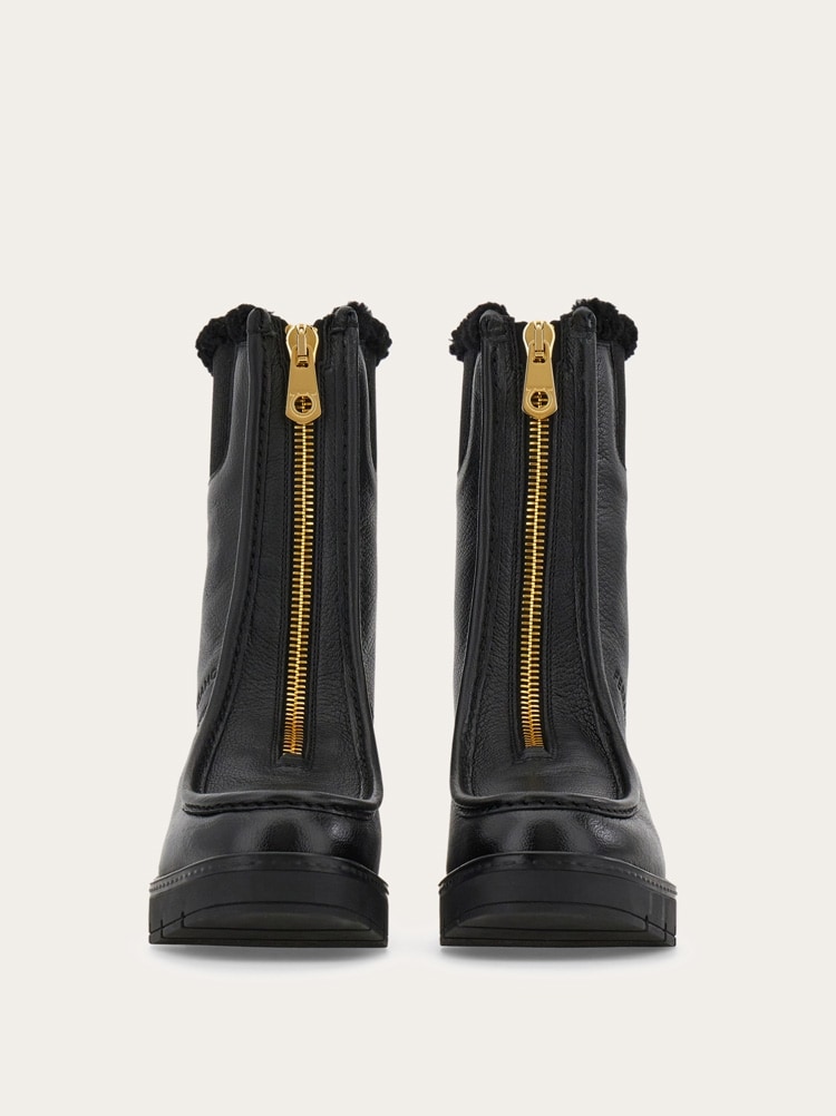 메리노 울 라인드 앵클 부츠 Gallery image 3