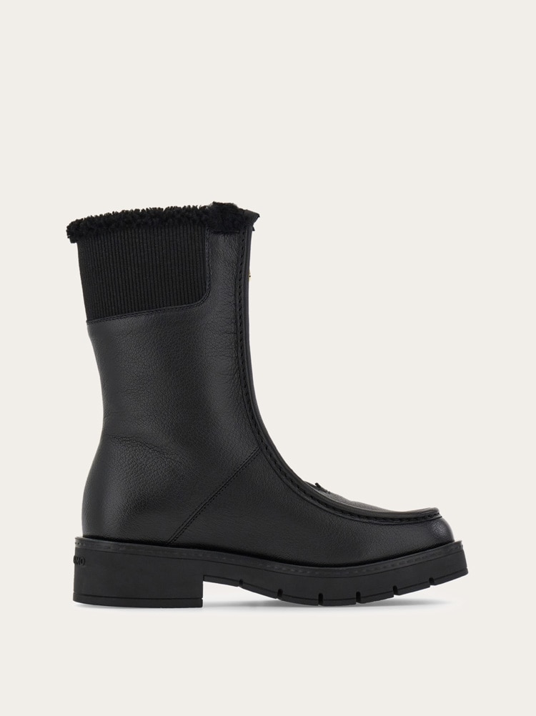 메리노 울 라인드 앵클 부츠 Gallery image 5