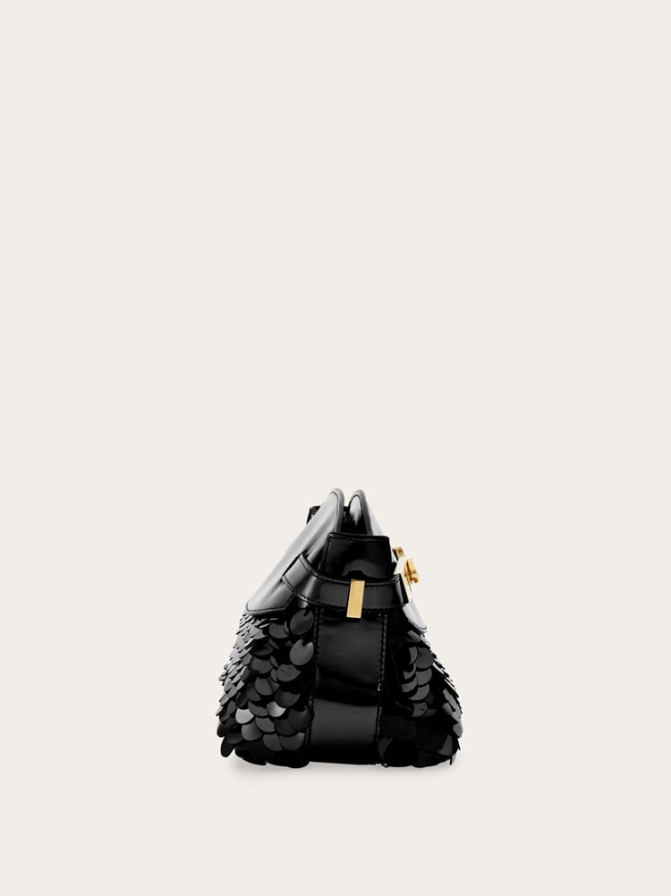 Hug soft crossbody bag with sequins (XS) Gallery image 4