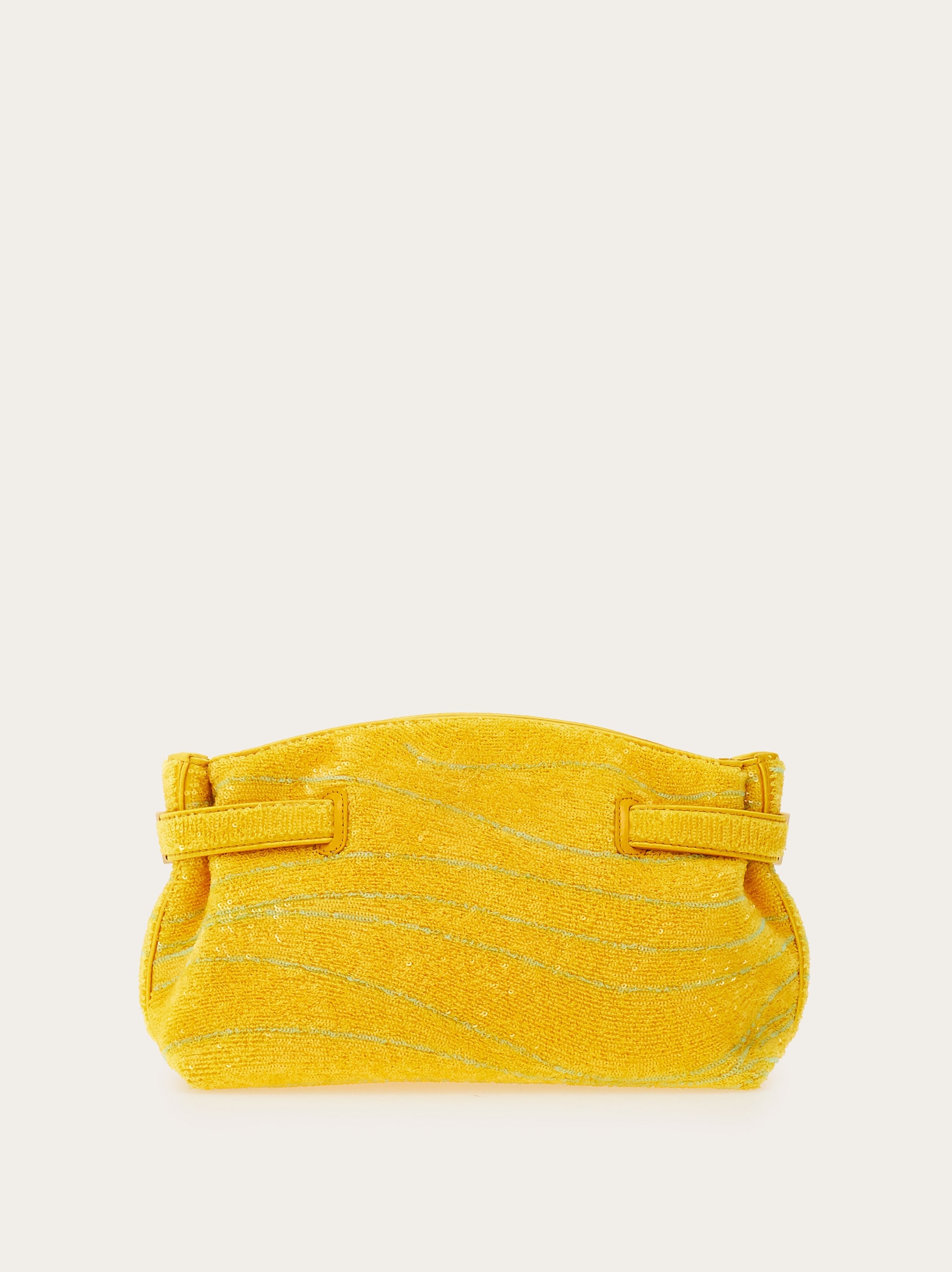 Hug soft crossbody bag with sequins (XS) - Women | Ferragamo