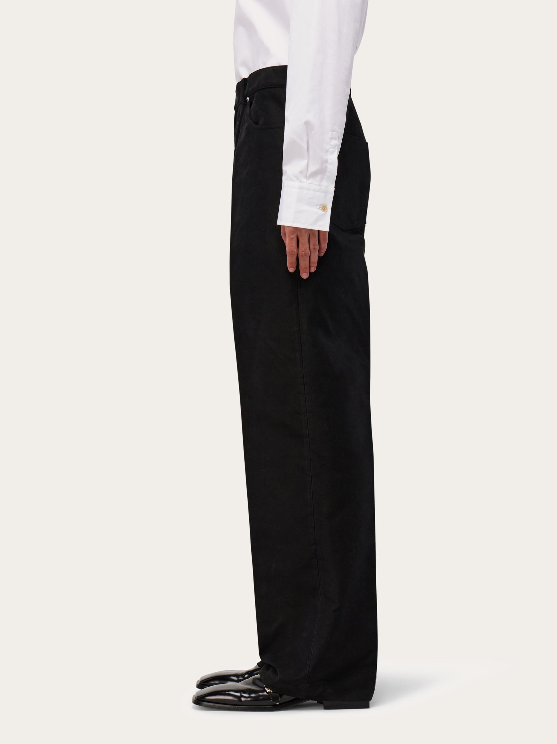 パンツ FERRAGAMO PANTS (13G988785197 DARKEXPRESSO) Moleskin jeans - Men | Ferragamo