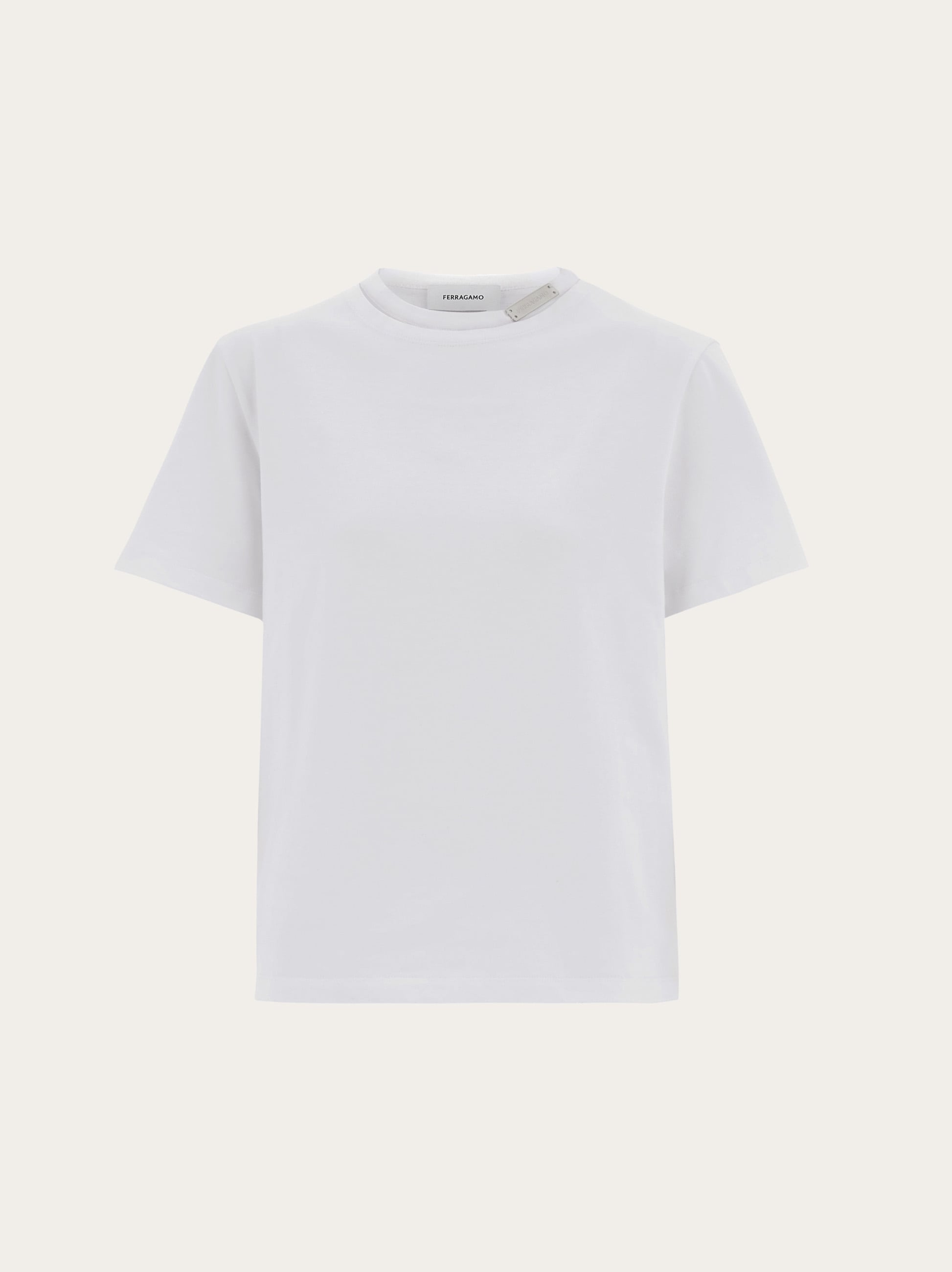 T-shirt with custom tab - Ready to Wear - Women - Salvatore 