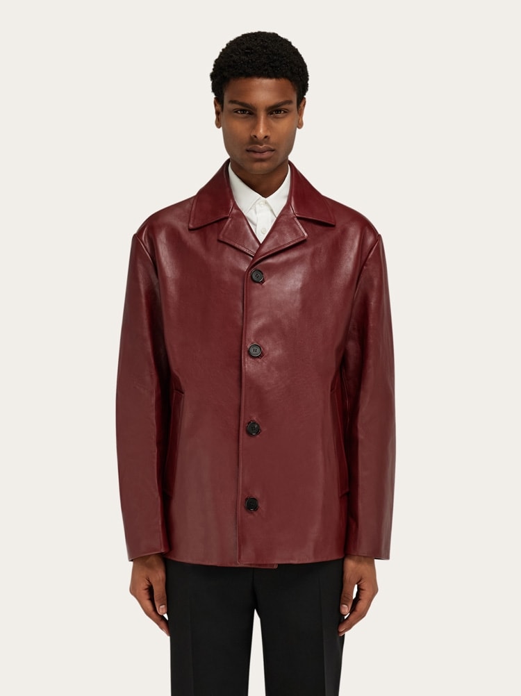 【美品】Ferragamoピュアキャメル 2XL(54)メンズ チェスターコート 美品】Ferragamoピュアキャメル 2XL(54)メンズ チェスターコート