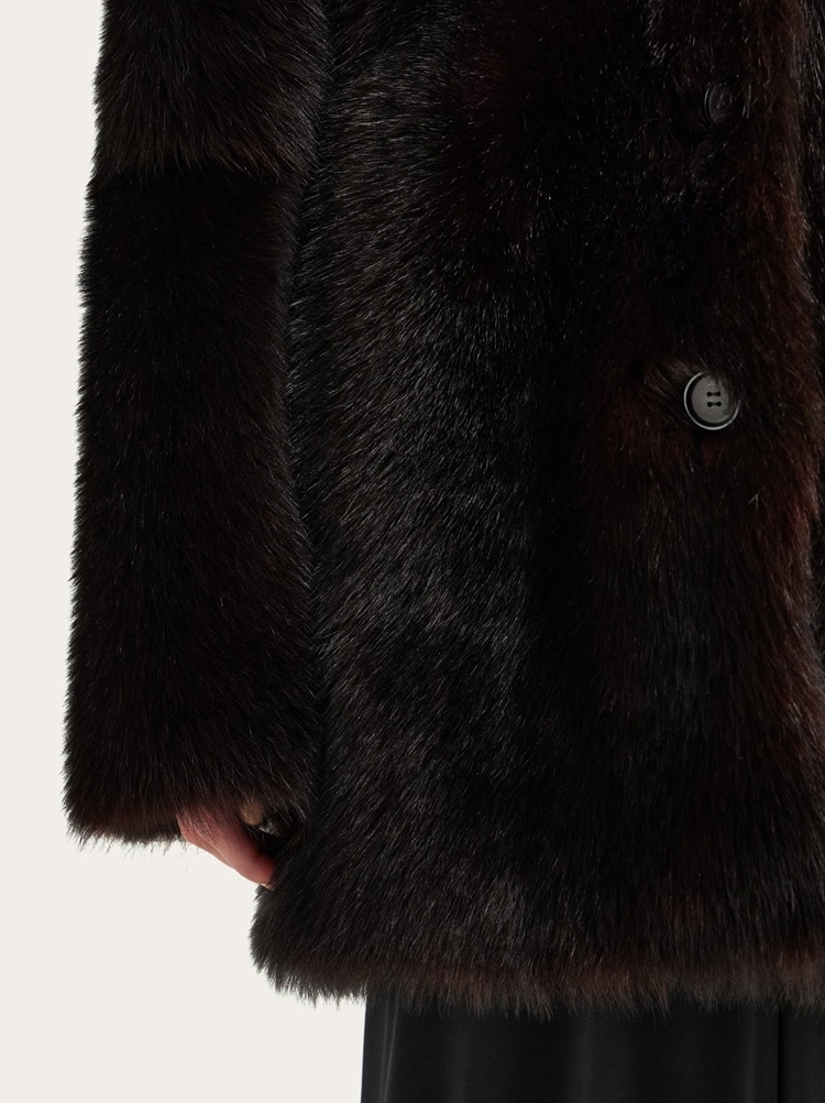 Cappotto corto in shearling Gallery image 5