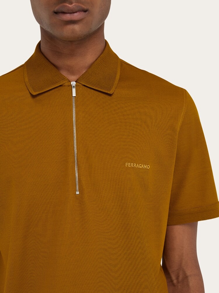 Polo shirt with zip collar - Ready to Wear - Men - Salvatore 
