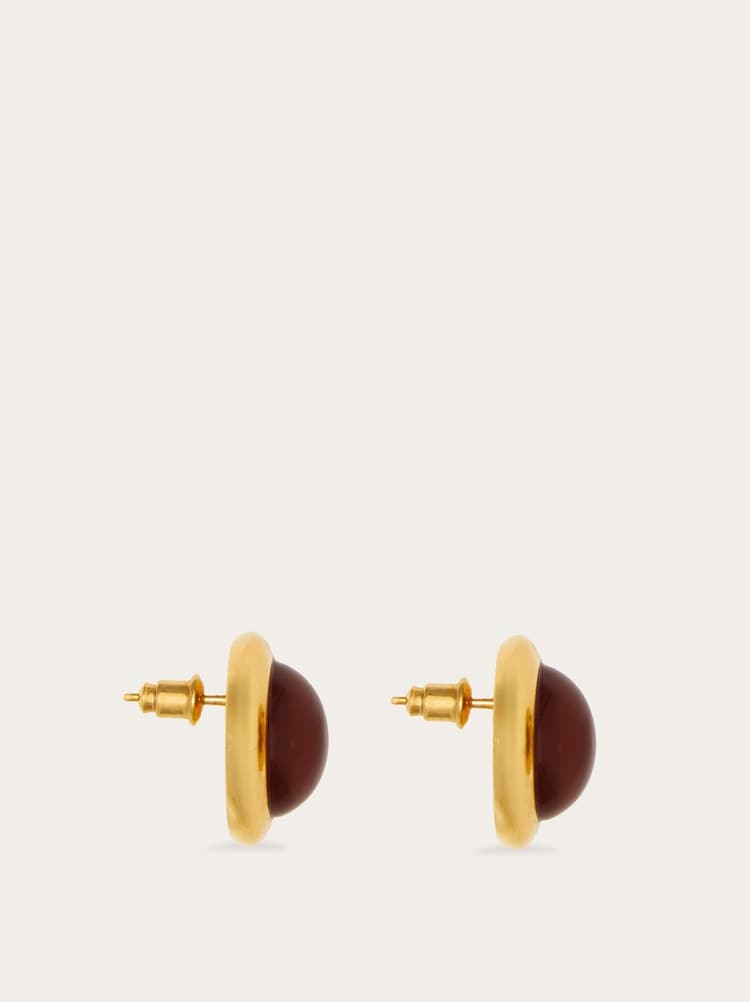 Earrings with semi-precious stone Gallery image 3
