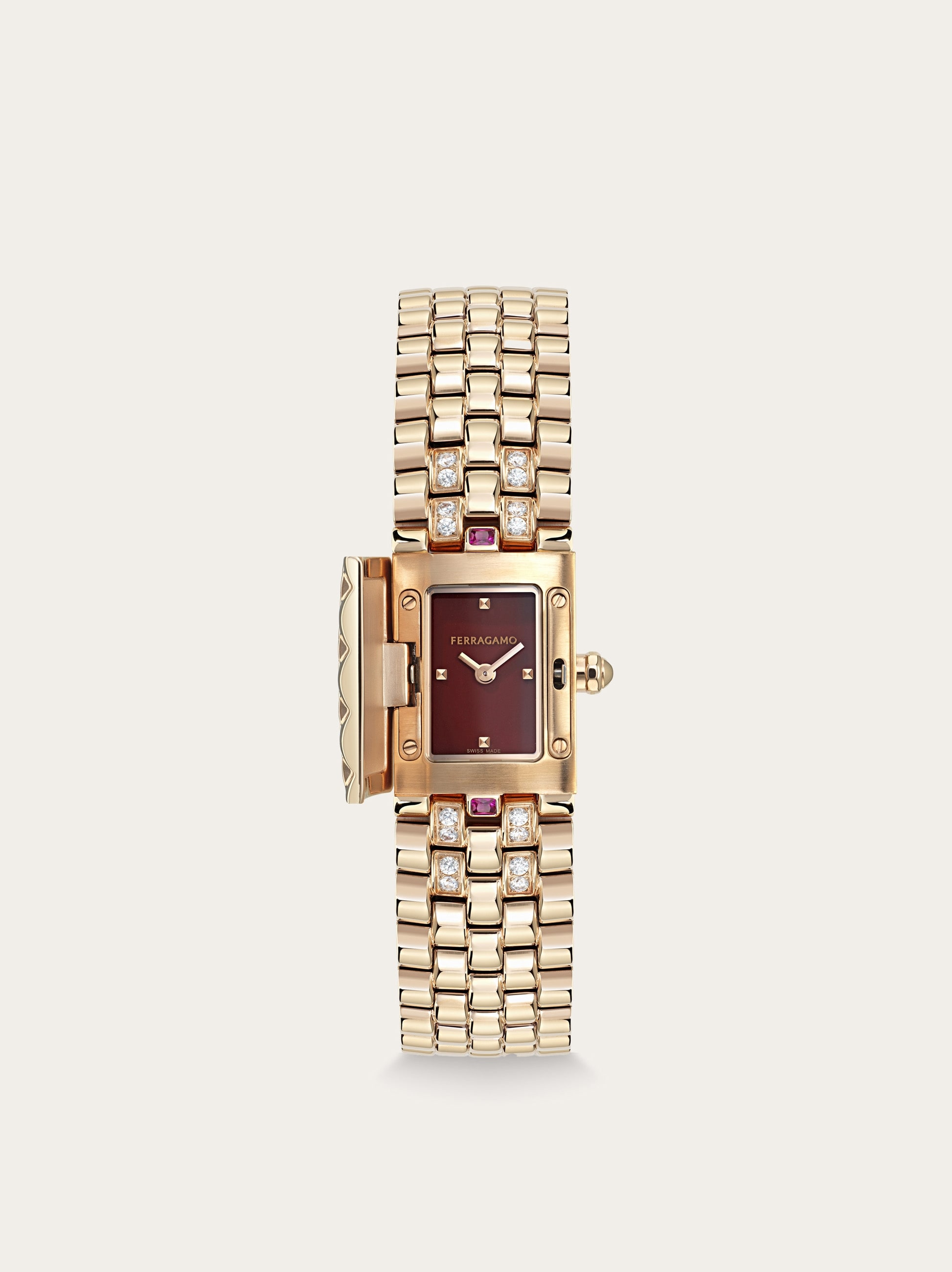 SALE! Salvatore Ferragamo Rose Gold Womens Watch Salvatore Ferragamo Women main image 3