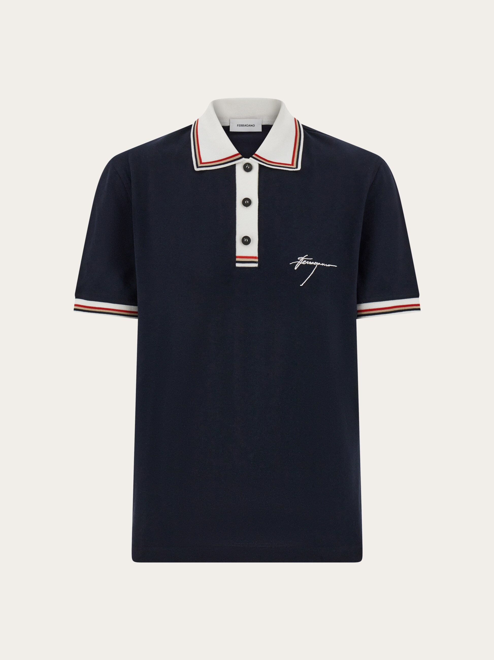 Two-tone polo - Ready to Wear - Women - Salvatore Ferragamo EU