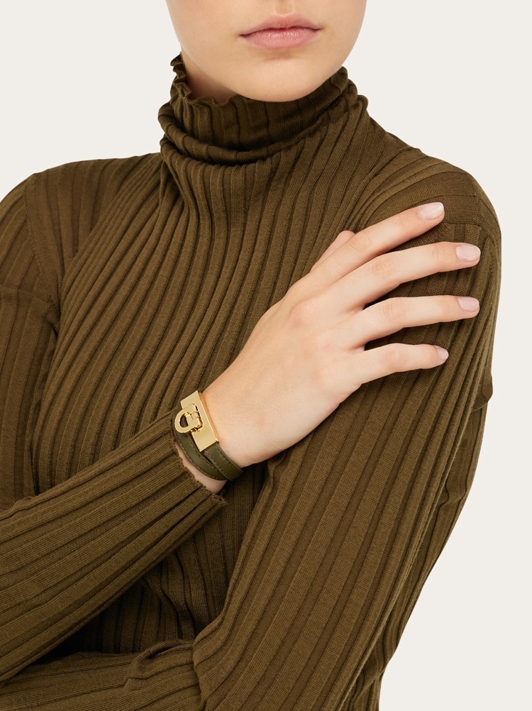 Gancini double twist bracelet (16cm) Gallery image 3