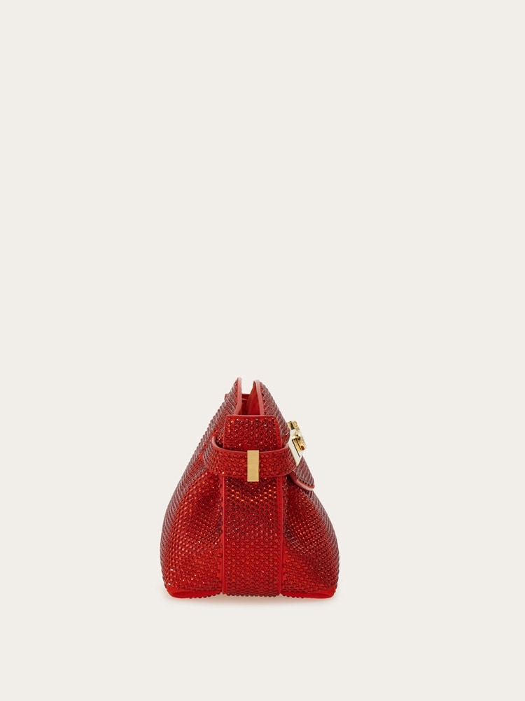 Hug soft crossbody bag with crystals (XS) Gallery image 4