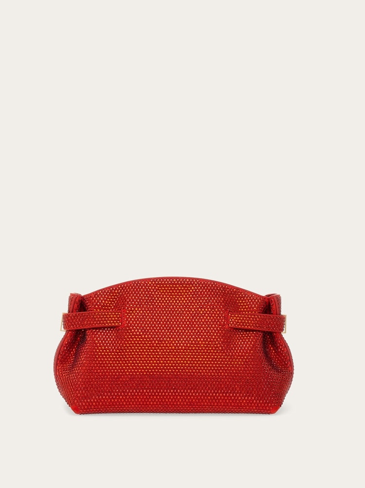 Hug soft crossbody bag with crystals (XS) Gallery image 5
