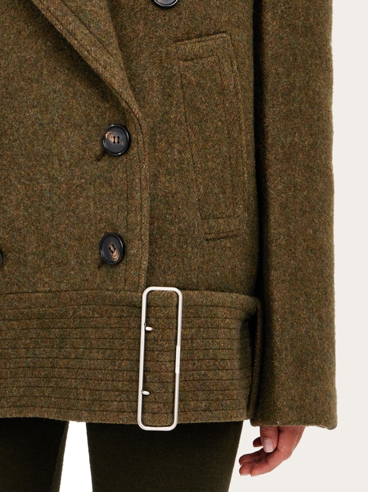 Double wool and cashmere peacoat Gallery image 4