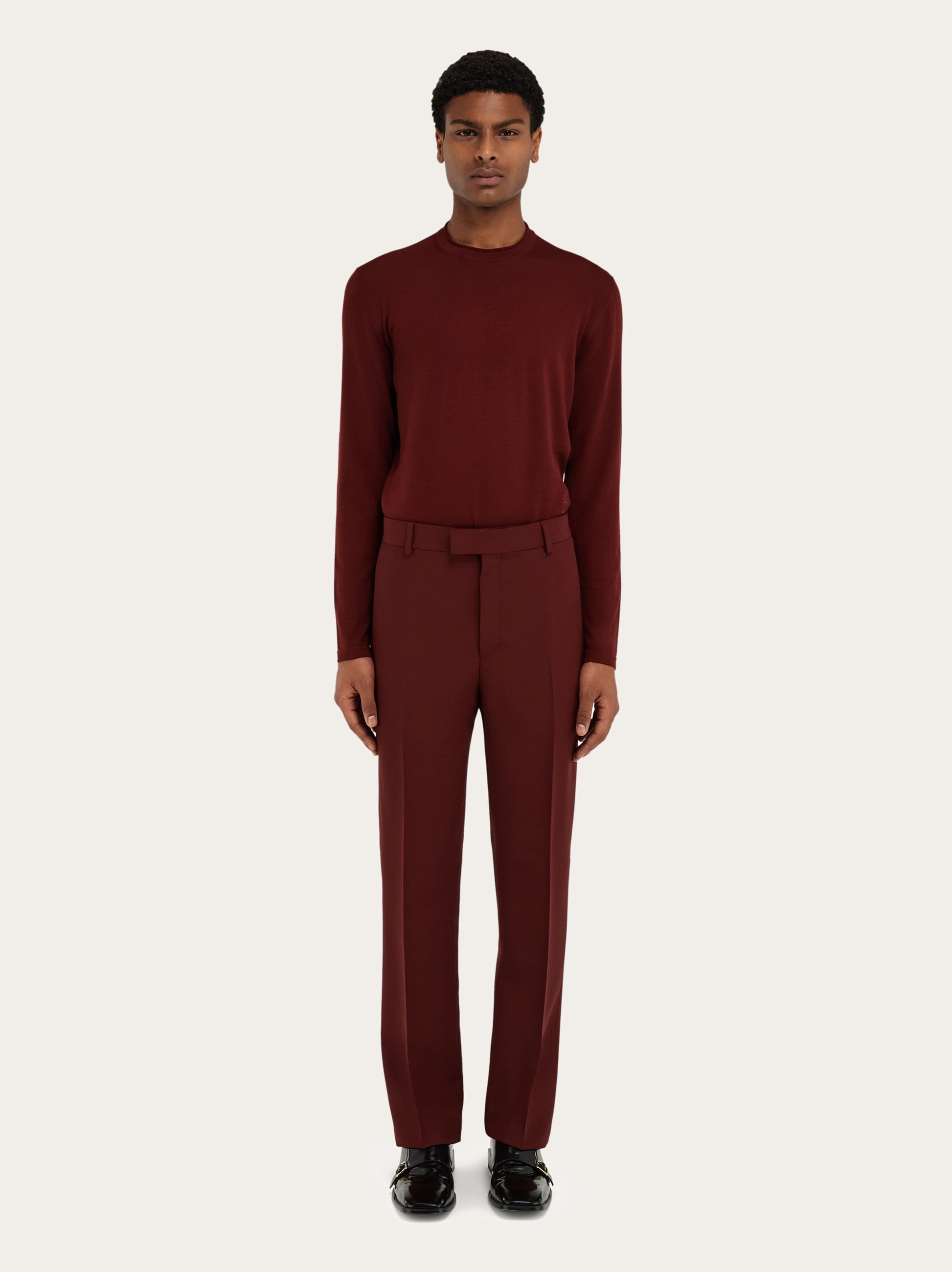 Wool blend tailored trouser - New Arrivals - Highlights - Men 