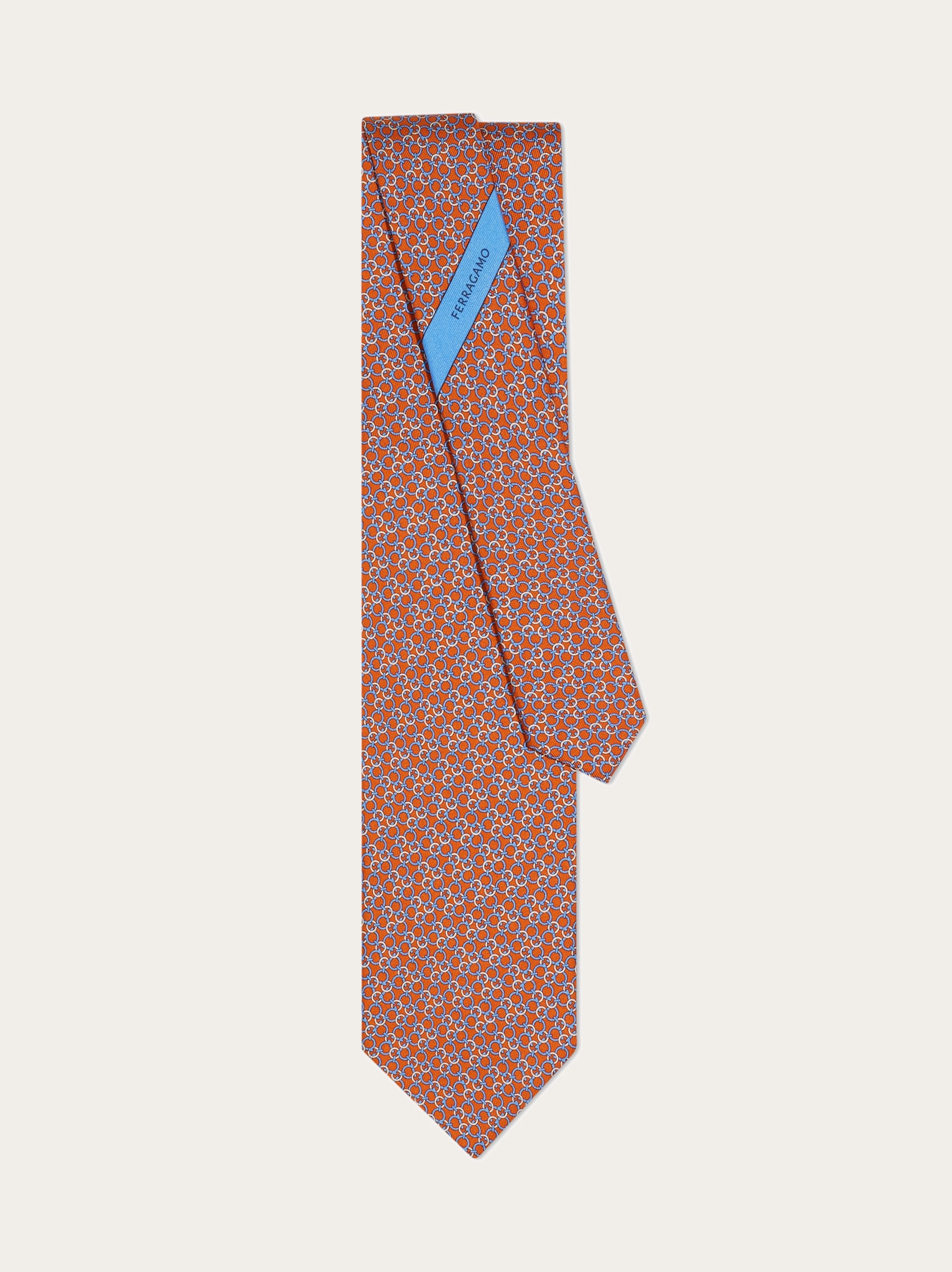 アクセサリーその他 FERRAGAMO Silk tie with Intreccio motif Ferragamo Silk tie intreccio motif | The Fashion Square