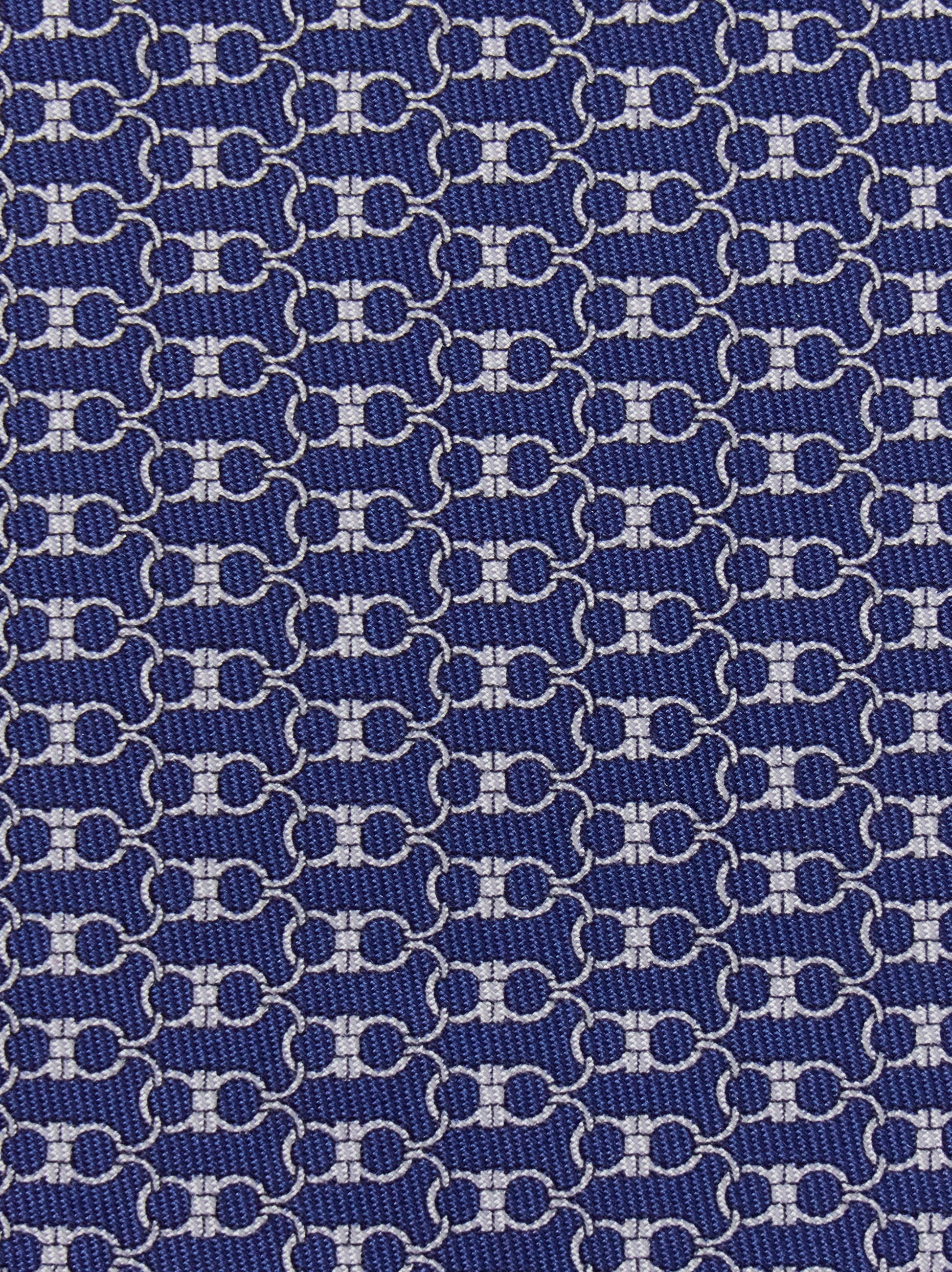 Gancini print silk tie - Men | Ferragamo