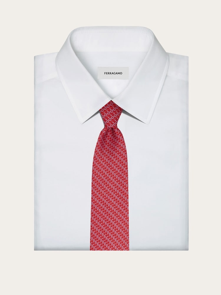 Mamba print silk tie Gallery image 4